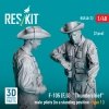 RESKIT RSF48-0072 F-105 (F, G) Thunderchief male pilots (in a standing position - type 1) (2 pcs) (3D Printed) 1/48